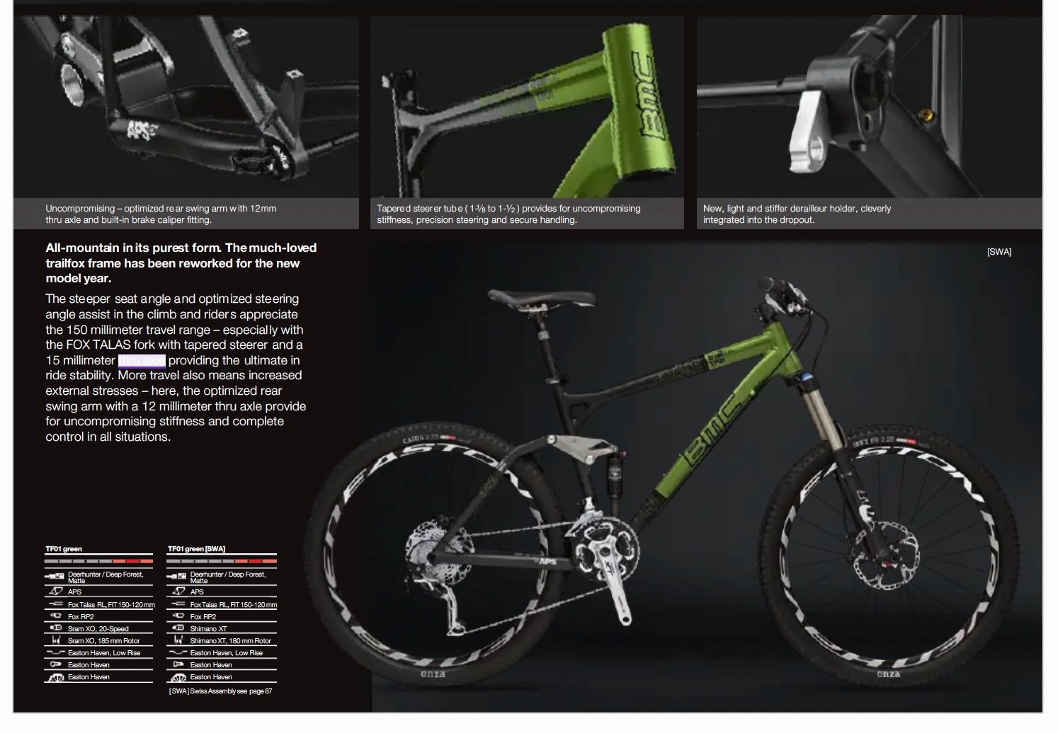 BMC Biciclette: BMC Trailfox 01, Mountainbike Fully – Usato da zürich venduto da oives22 8