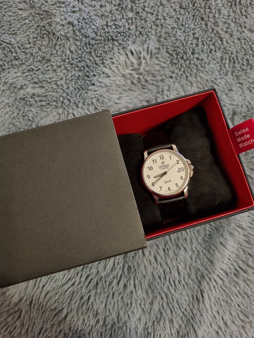 Bracciali & Braccialetti: Le Temps Herren Armbanduhr NEU – Nuovo e nell'imballaggio originale da Untersiggenthal venduto da sharm7