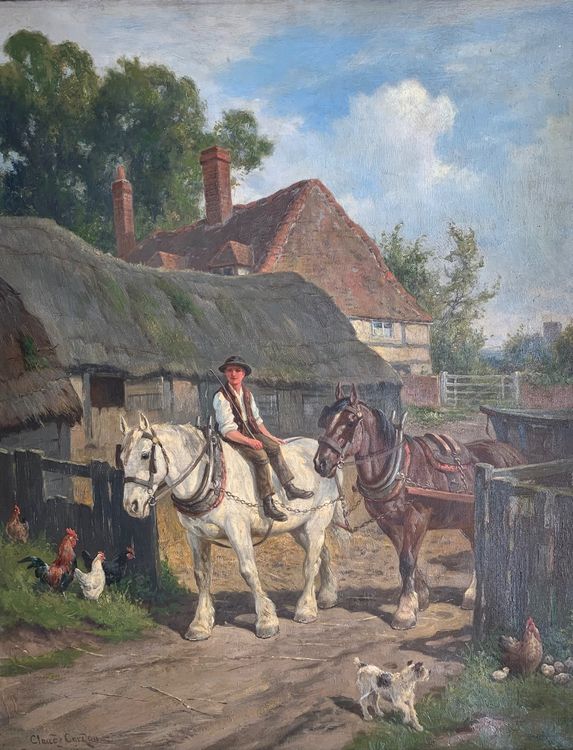 Claude Cardon (18641937) hübsches orig. Ölgemälde Kaufen auf Ricardo