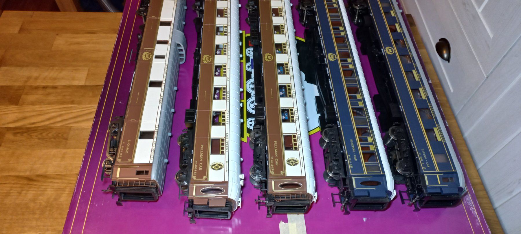 Modellini di ferrovie: M.T.H. Spur 0 Sncf CIWL / Pullman 5teilig – Usato da Olten venduto da bananariff 5