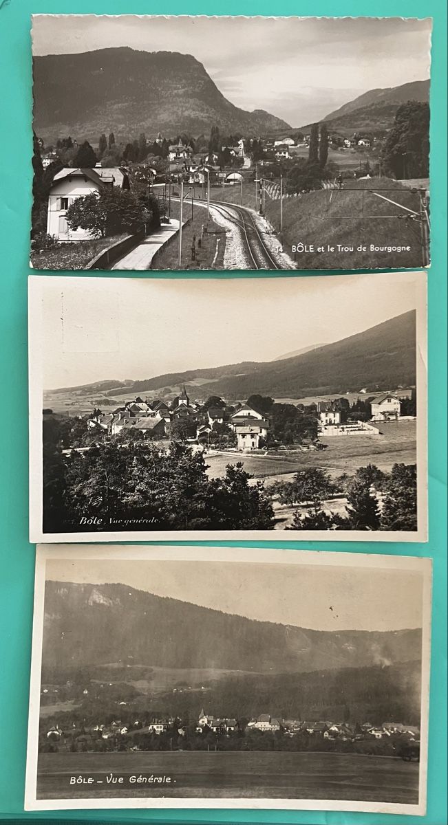 Cartes postales: 3 Ansichtskarten Bôle mit Feldpost 1939 und 1938 – D'occasion à Bauma par Baumer71