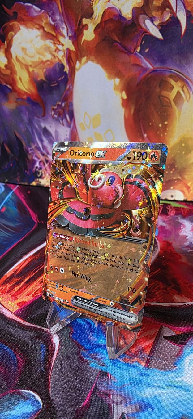 Pokémon Carte collezionabili: Oricorio ex 018/094 Phantasmal Flames PFL – Nuovo (secondo la descrizione) da Frutigen venduto da Sinnohan_Zorua 1