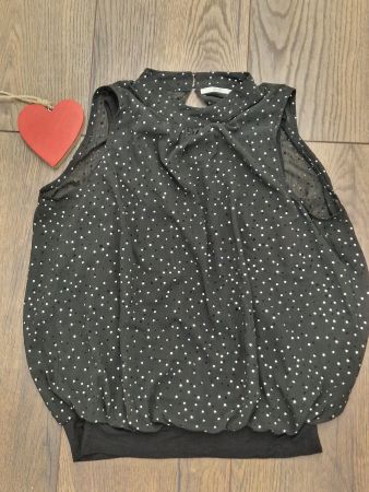 Damen Top edc schwarz gepunktet Grösse L guter Zustand