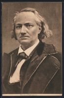 Dichter Charles Baudelaire im Porträt