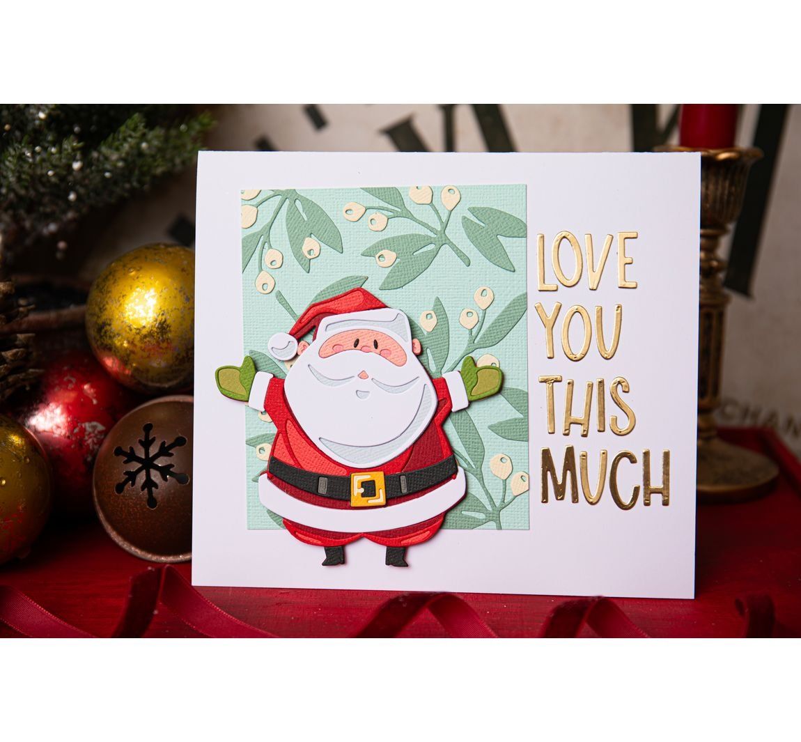 Tim Holtz Pochoirs: Tim Holtz Sizzix Thinlits  ** Santa Greetings Colorize ** – Neuf avec emballage d'origine à Rubigen par rofi100 5