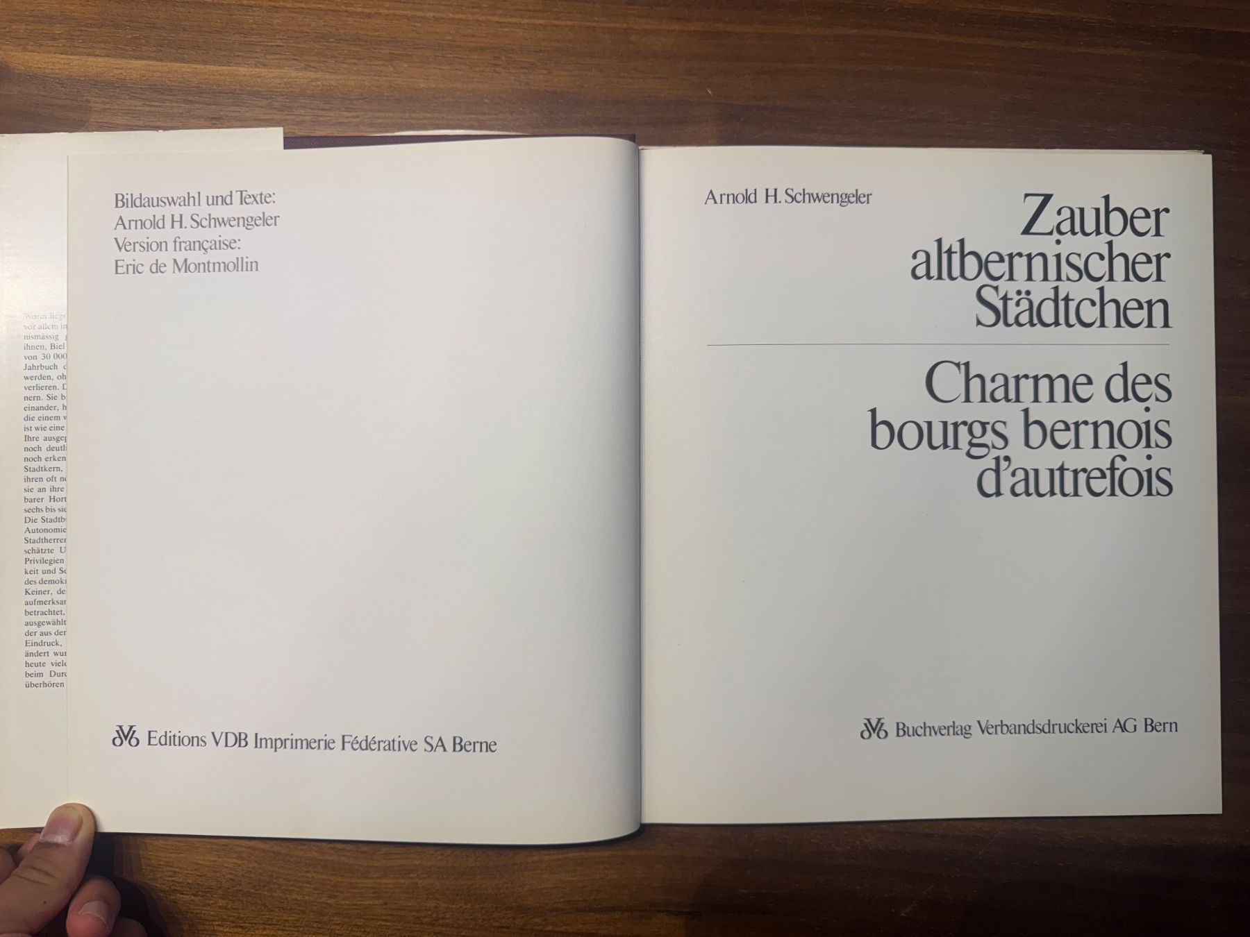 Libri: Zauber altbernischer Städtchen – Usato da Bern venduto da Boox 1