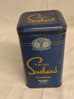 Wunderschöne alte Blechdose von SUCHARD CACAO 16 cm