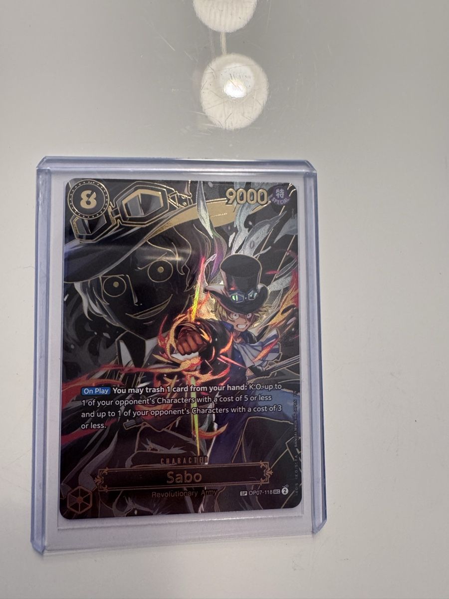 Bandai Carte collezionabili: [EN] Sabo SP - OP07-118 – Nuovo (secondo la descrizione) da Seon venduto da baeruu