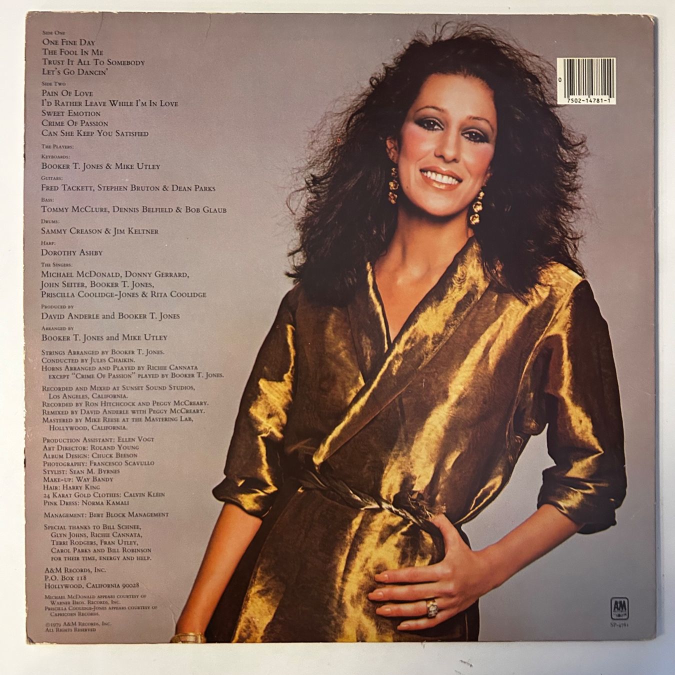Dischi in vinile: Rita Coolidge -"Satisfied", LP Vinyl – Usato da Aesch BL venduto da BernisFlomi 1