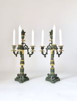 K0327 Antikes Girandole (Paar) im Empire-Stil NapIII ~1870