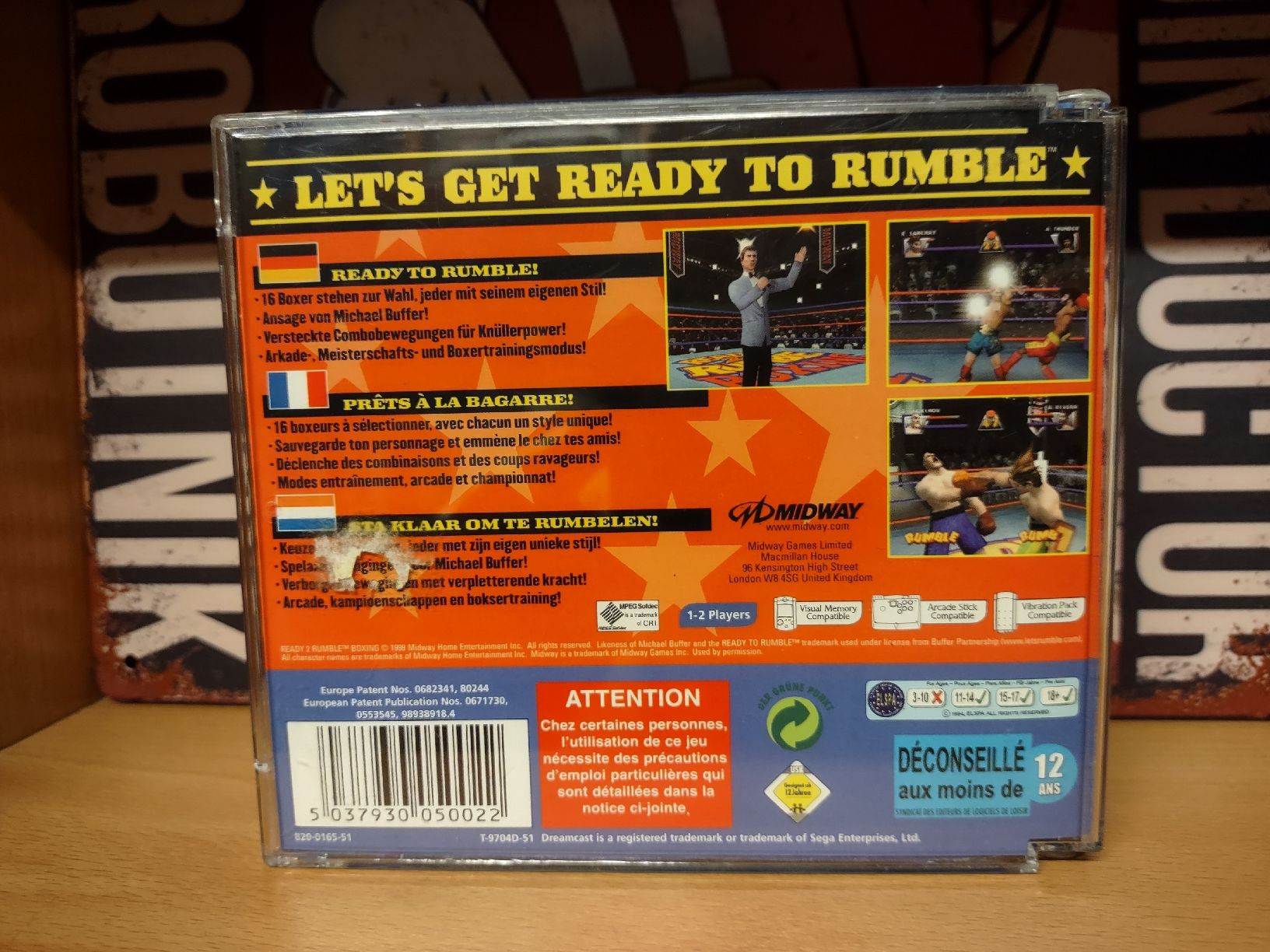 Sega Giochi: Ready 2 Rumble Boxing - Sega Dreamcast - – Usato da Fribourg venduto da PastGame 1
