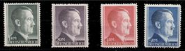 Deutsches Reich 1942/44 - 1-5 RM postfrisch versch Zähnungen