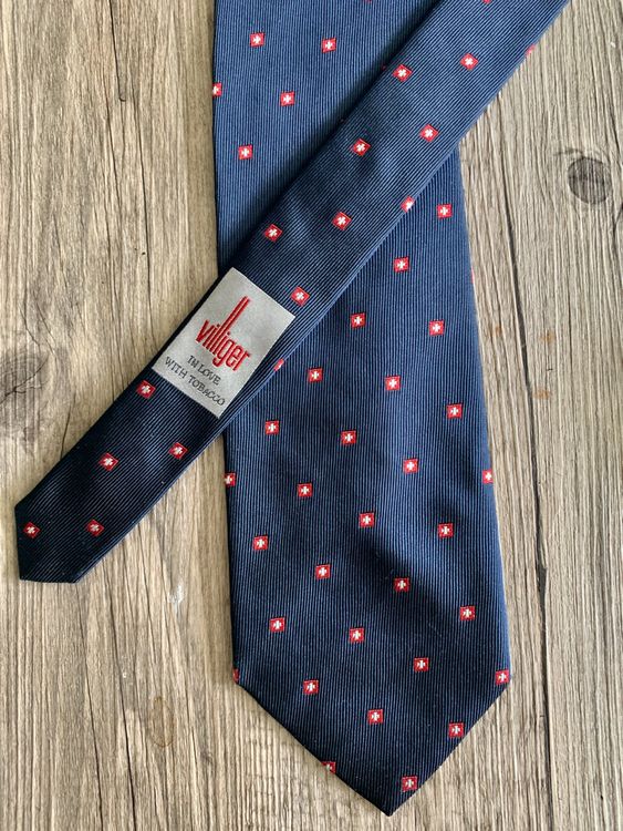 Herren Krawatte Mit Saxophon Motiv - Blaue Krawatte Für Festliche Anlässe