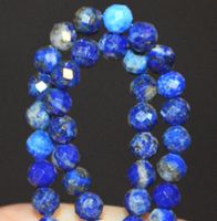 Stein Perlen Strang L-8801 – Lapislazuli 4mm facettiert 38cm
