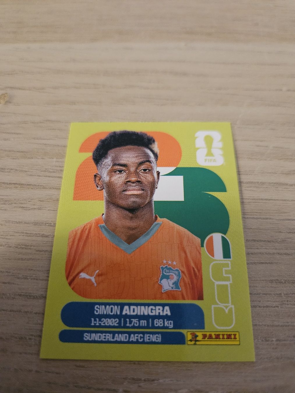 Panini Carte collezionabili: Panini WM 2026 CIV 17 – Nuovo (secondo la descrizione) da Genève venduto da jerdinho1209