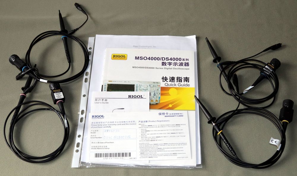 Rigol MSO4034 Vierkanal 500 MHz Digital-Oszilloskop (Gebraucht) in ...
