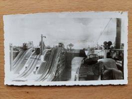 Altes orig. Foto Panamakanal Schiff-Schleuse
