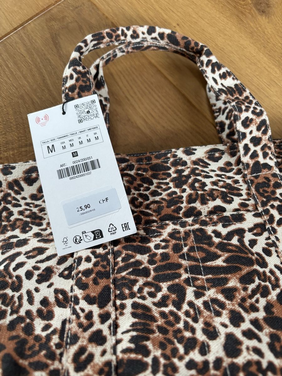 Zara Borse: Zara Leopard Print Tote Bag – Nuovo (secondo la descrizione) da Windisch venduto da bymarikaa 2