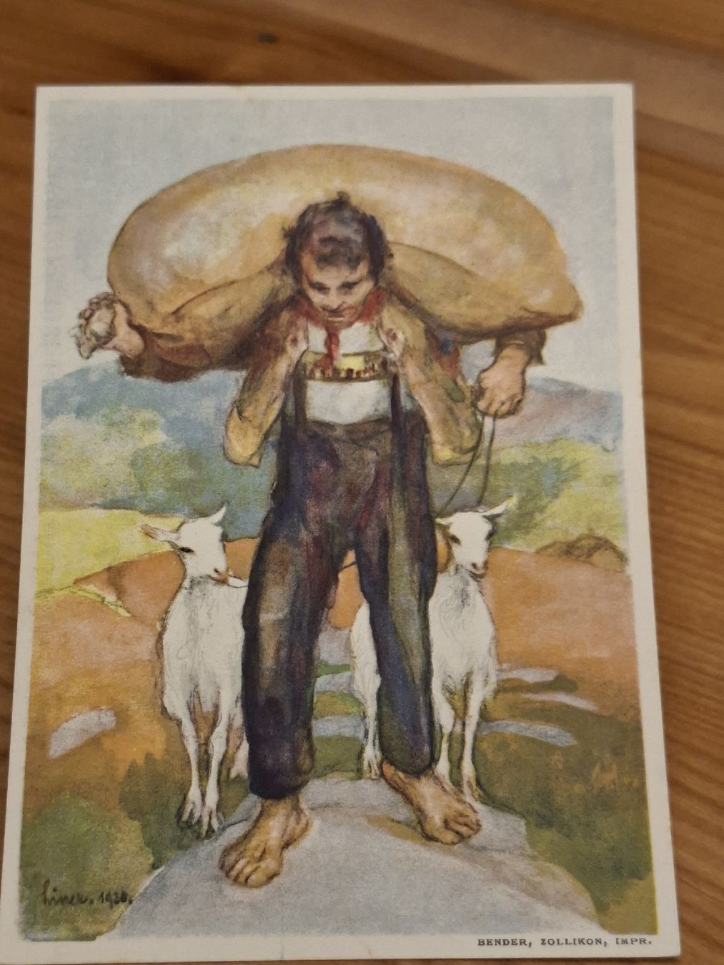 Cartoline postali: Bundesfeier Postkarte 1931 Linner 1938 – Usato da Ganterschwil venduto da HeidiuPeter