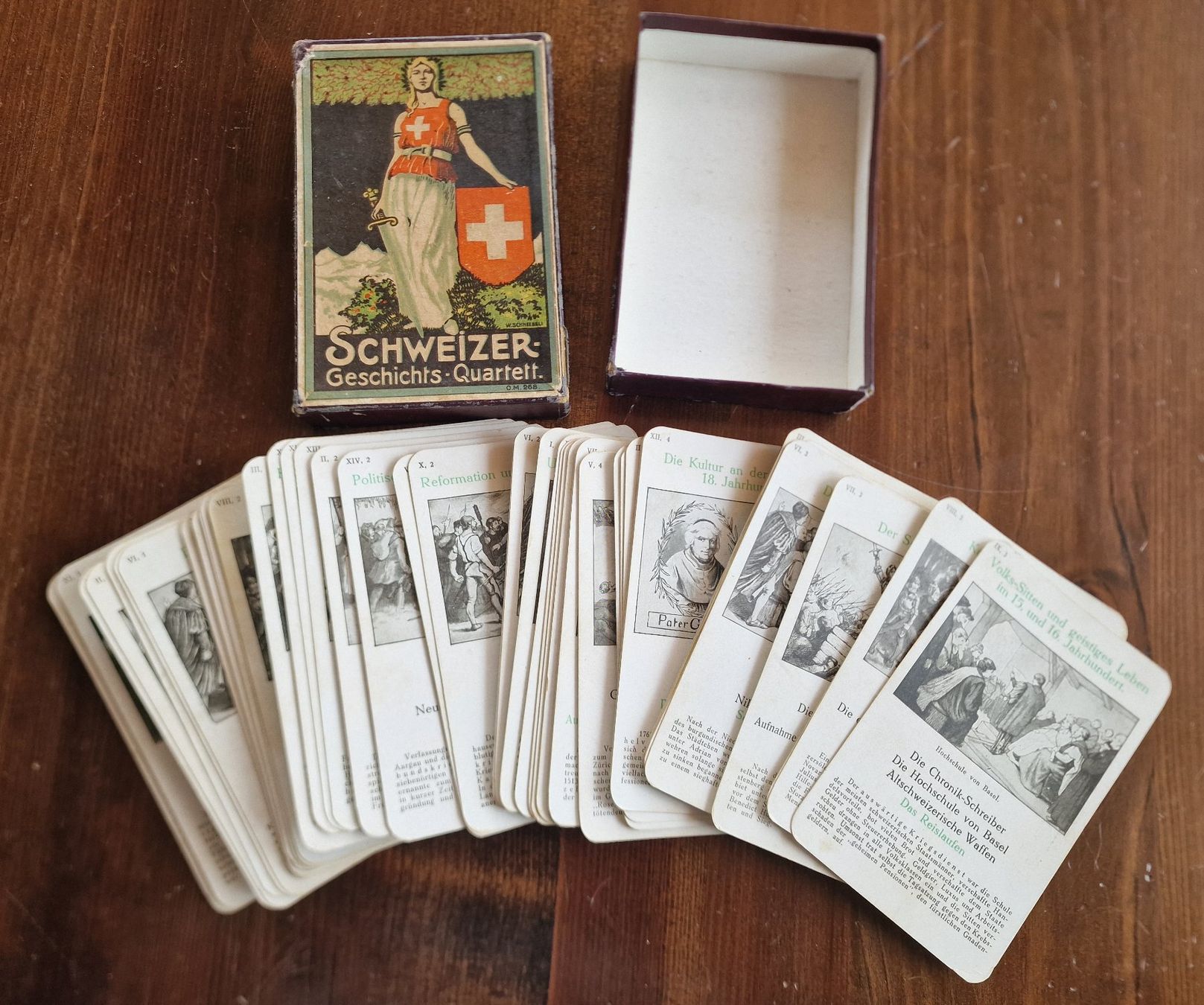 Spiele: SCHWEIZER - Geschichts-Quartett – Gebraucht aus Röthenbach i. E. von Heureka5 2
