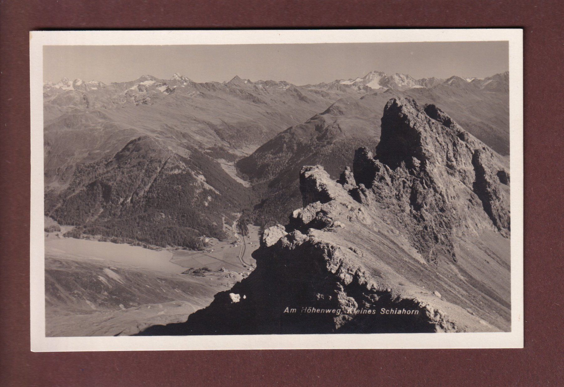 Cartoline postali: Am HÖHENWEG - Kleines Schiahorn – Usato da Pully venduto da nicecards