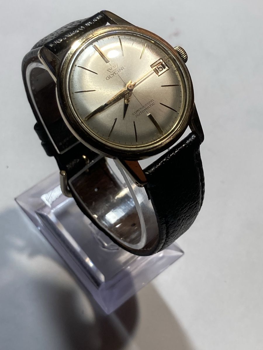 Glycine Orologi: Glycine Compressor Automatic 34 mm der 70 er – Usato da Glattbrugg venduto da vintagemania 6