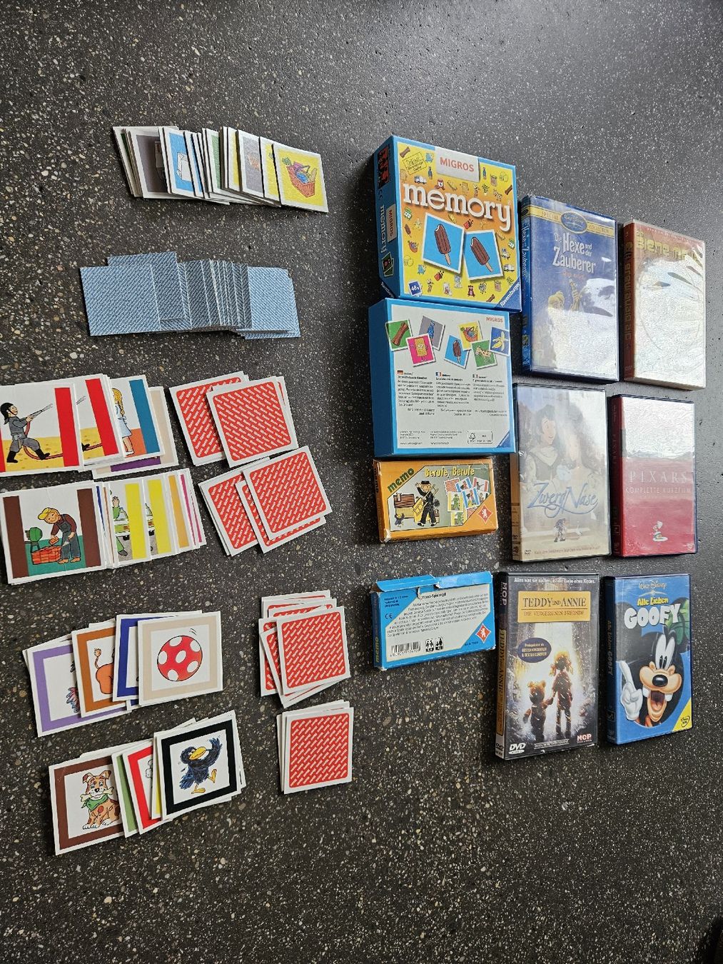 Giocattoli: MIGROS Memory & Diverse DVD Kinder Spiele – Nuovo (secondo la descrizione) da Anwil venduto da tamoos