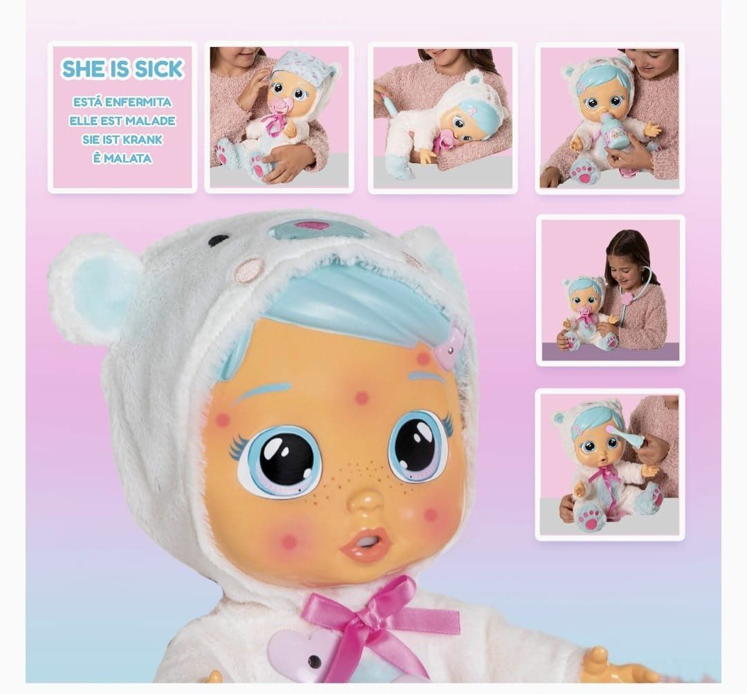 Bambole: Cry Babies Puppe, Kristal die krank wird, interaktive Puppe – Usato da Massagno venduto da Michaela.F 7