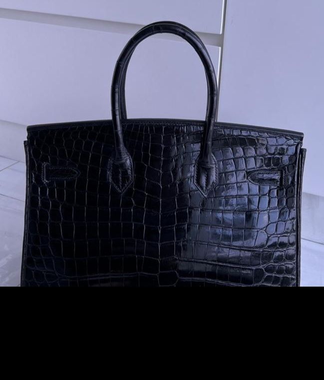 Hermès Borse da donna: Hermes B35 Black Nilo Shiny Phw G – Usato da Zürich venduto da RoastedCocoNut 9