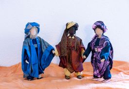 Schwarzenberger Krippenfiguren, drei Könige