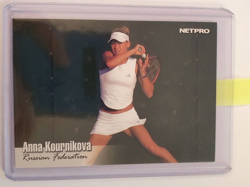 Anna Kournikova Tennis Autographed Photos 2003 Netpro Elite Anna