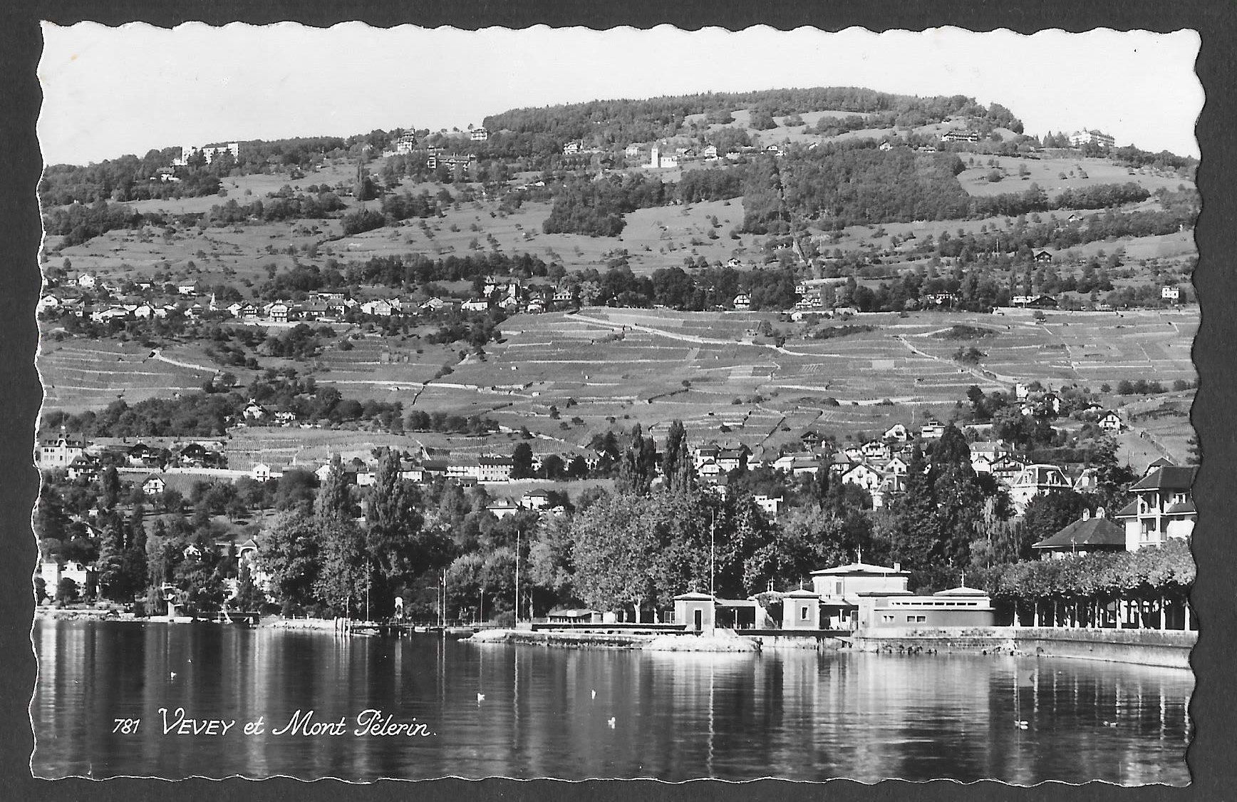 Cartoline postali: Vevey et le Mont Pélerin – Usato da Olten venduto da clotaldi