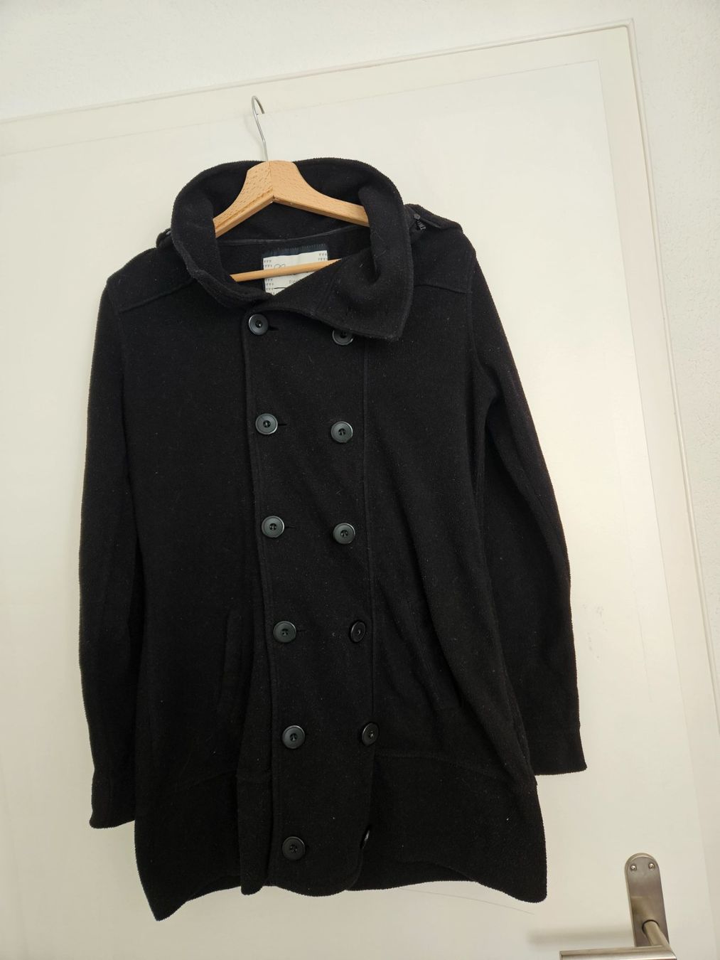Mäntel: Fleece Mantel schwarz Gr.M – Gebraucht aus Schaffhausen von sabrina915
