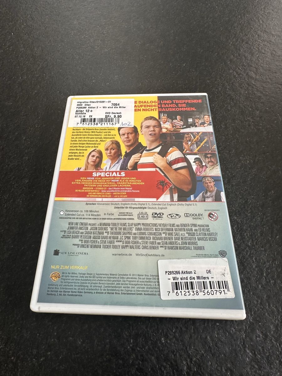 Tutti i DVDs: Wir sind die Millers DVD – Usato da Flüelen venduto da sas_pl7j 1
