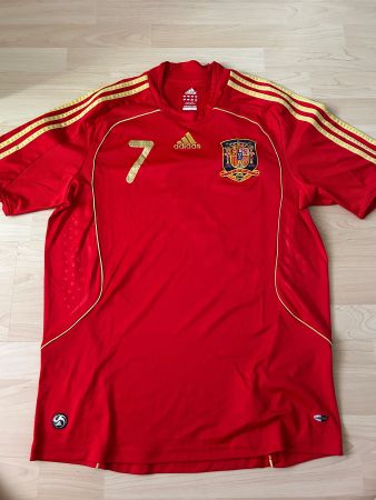 Spanien Heimtrikot EM 2008 – David Villa #7 – Adidas