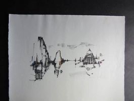 MAX JUNKER LITHOGRAPHIE SIGNIERT BLATTGRÖSSE 56X45CM