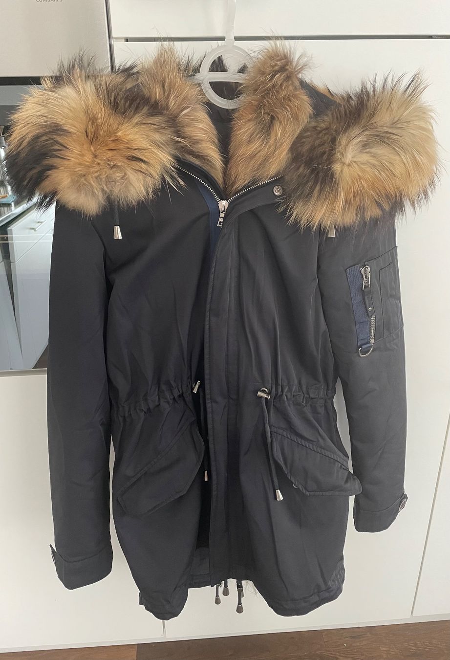 Jacken: Winterjacke Parka in Dunkelblau Gr. M – Gebraucht aus Mollis von cava10 1
