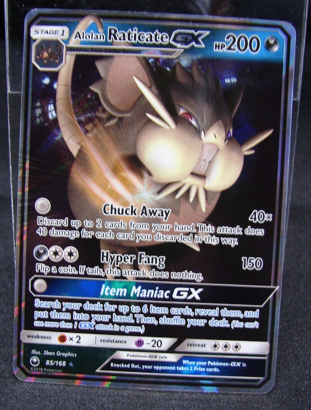 Pokémon Sammelbilder & Trading cards: Raticate GX - Ultra Rare - Mint     /143 – Neu (gemäss Beschreibung) aus Rümlang von coh_87ww 1