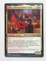 Aska, selbstgeladener Gast - Magic Karte WOE Deutsch!