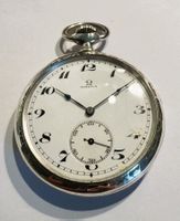 Omega Silber Taschenuhr, circa 1900 / Sammlerstück
