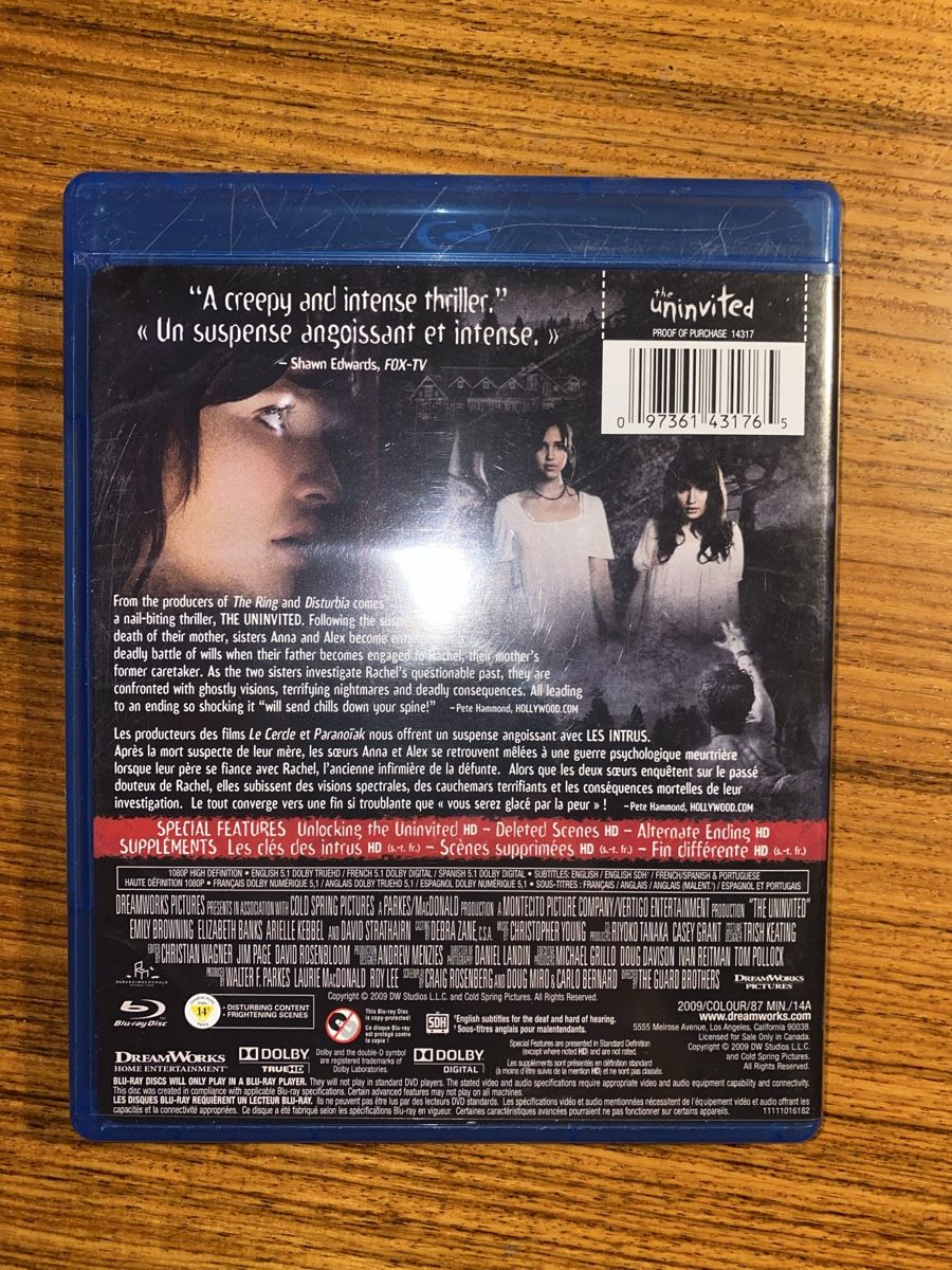 Tutti i DVDs: The Uninvited – Usato da Rüschlikon venduto da Granulat204 1