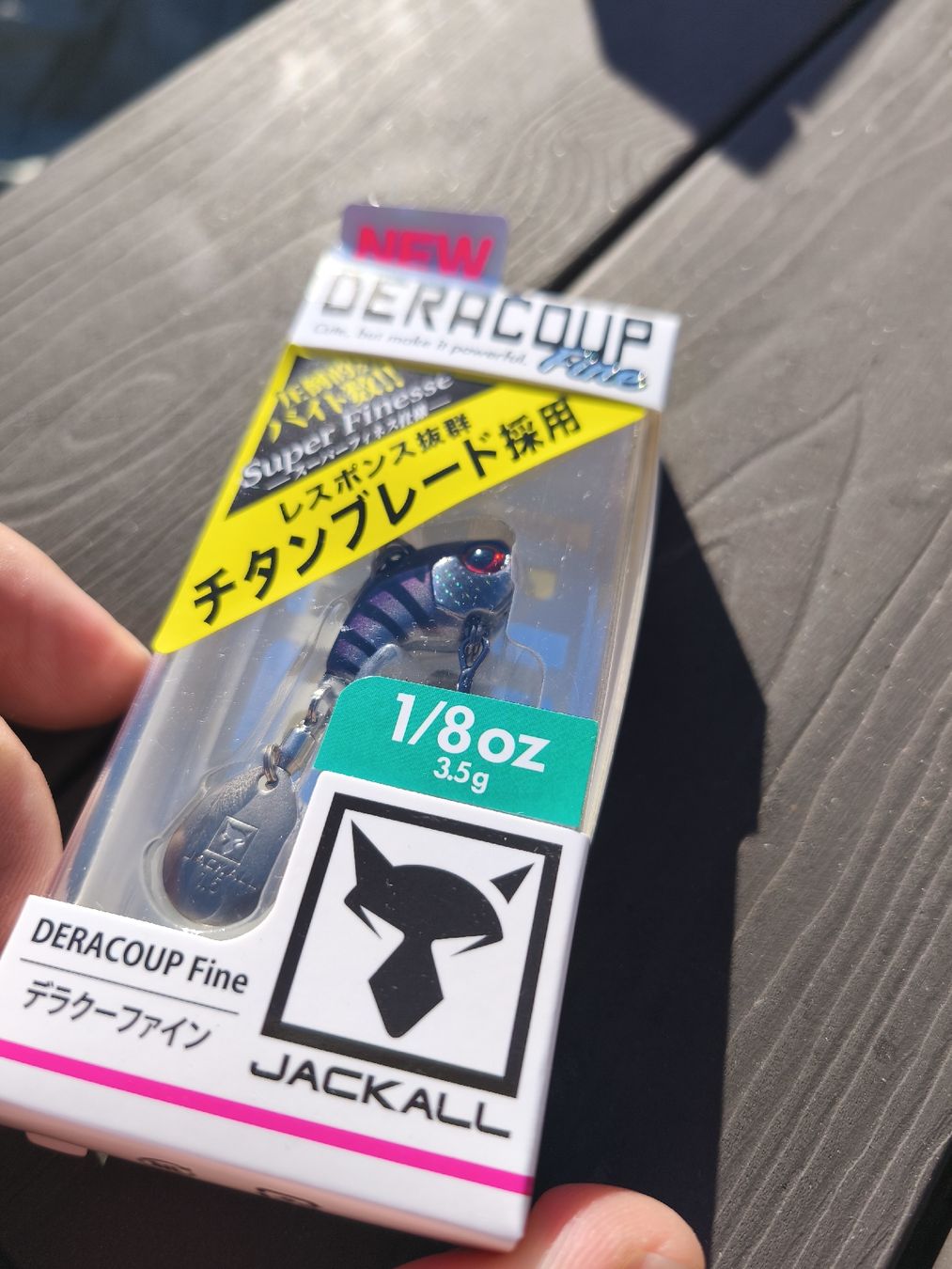Esche: Jackall Deracoup Fine 3.5g NEW!! – Nuovo e nell'imballaggio originale da Sarnen venduto da sebalant 2
