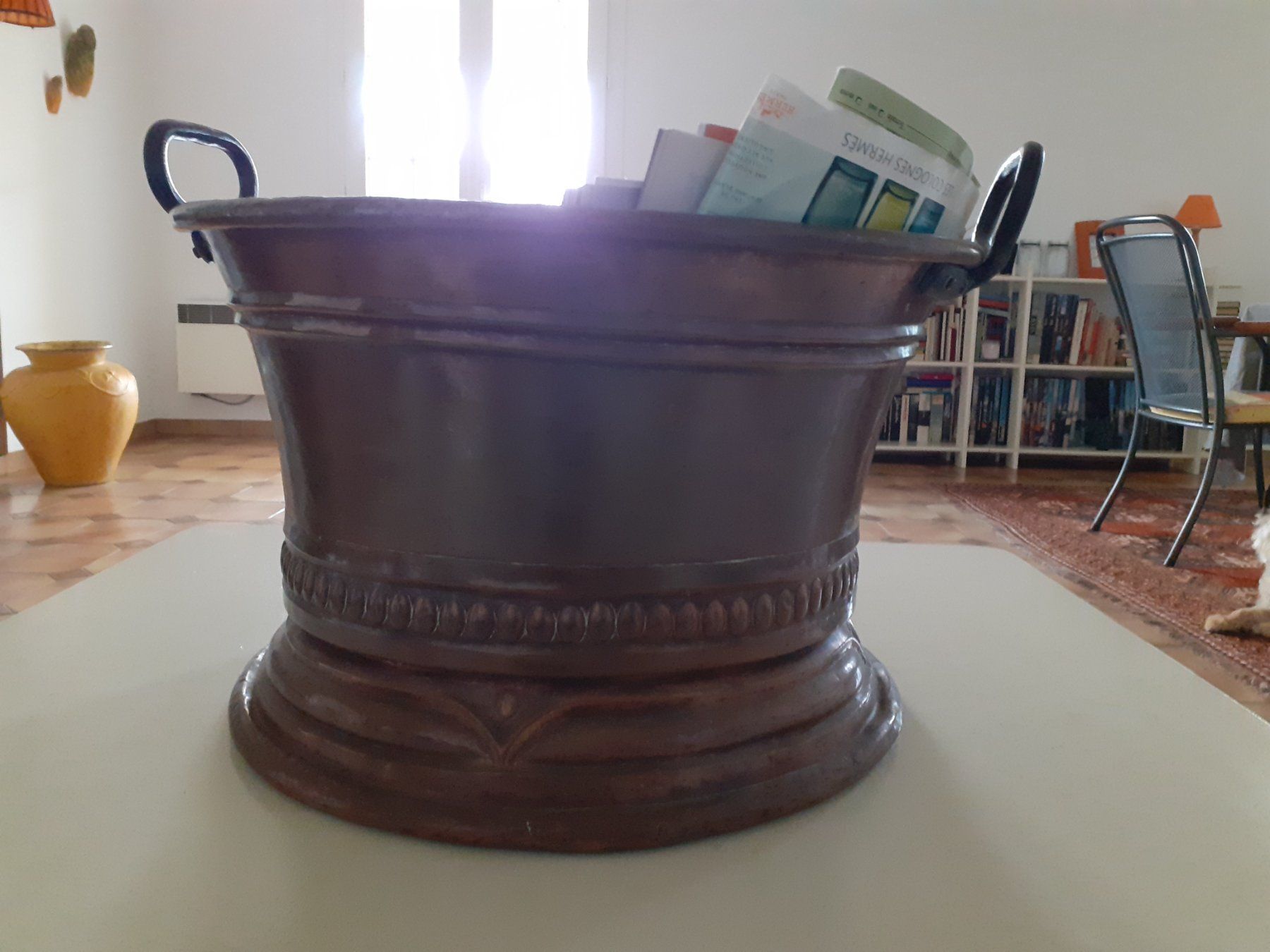 Pentole: Grosser Topf aus Kupfer – Usato da Basel venduto da Christallina 1