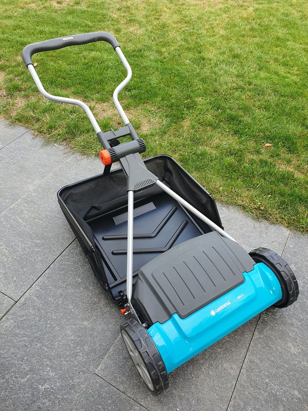 Gardena Rasenmäher: Spindelmäher Gardena 400 C, mit Auffangkorb – Gebraucht aus Nürensdorf von Holly7