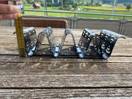 Kebab-/Hotdog-Halter aus Metall für 4 Stück