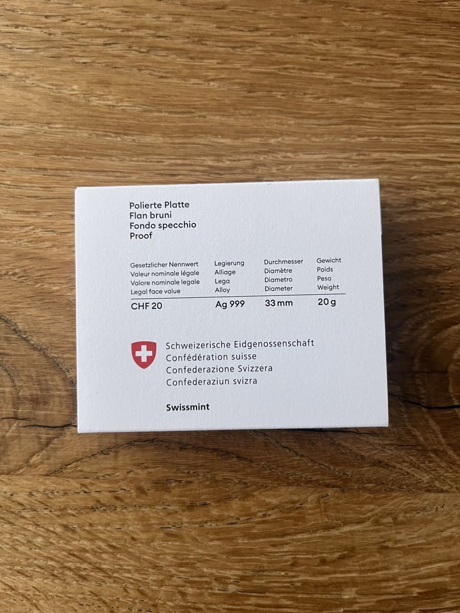 Tutti le monete: Münze "Pioniere der Schweizer Luftfahrt" Silber 2025 Proof – Nuovo e nell'imballaggio originale da Wolhusen venduto da Sss06 3