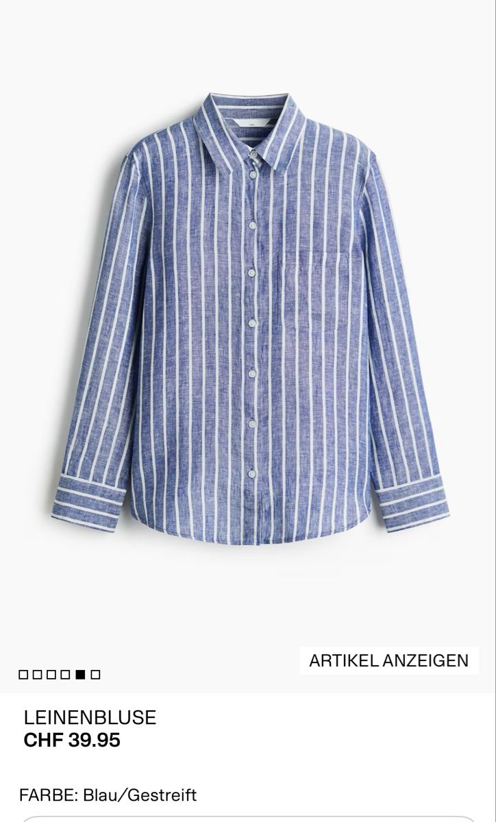 H&M Blusen: Bluse Leinen H&M Gr. XS neuwertig – Neu (gemäss Beschreibung) aus Wichtrach von Adriana222 5