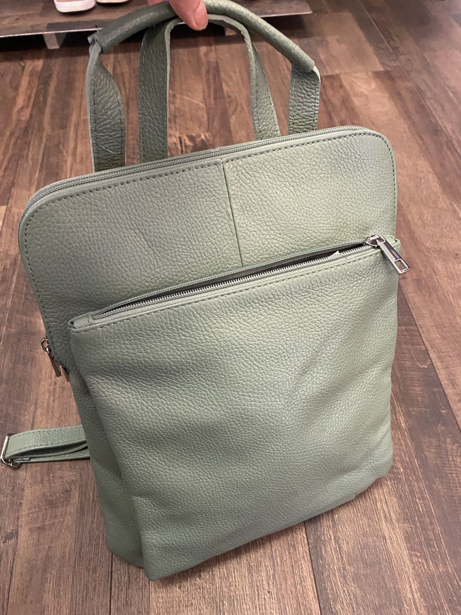 Zaini: Lederrucksack mintgrün neu! – Nuovo e nell'imballaggio originale da Büron venduto da Coerner 1