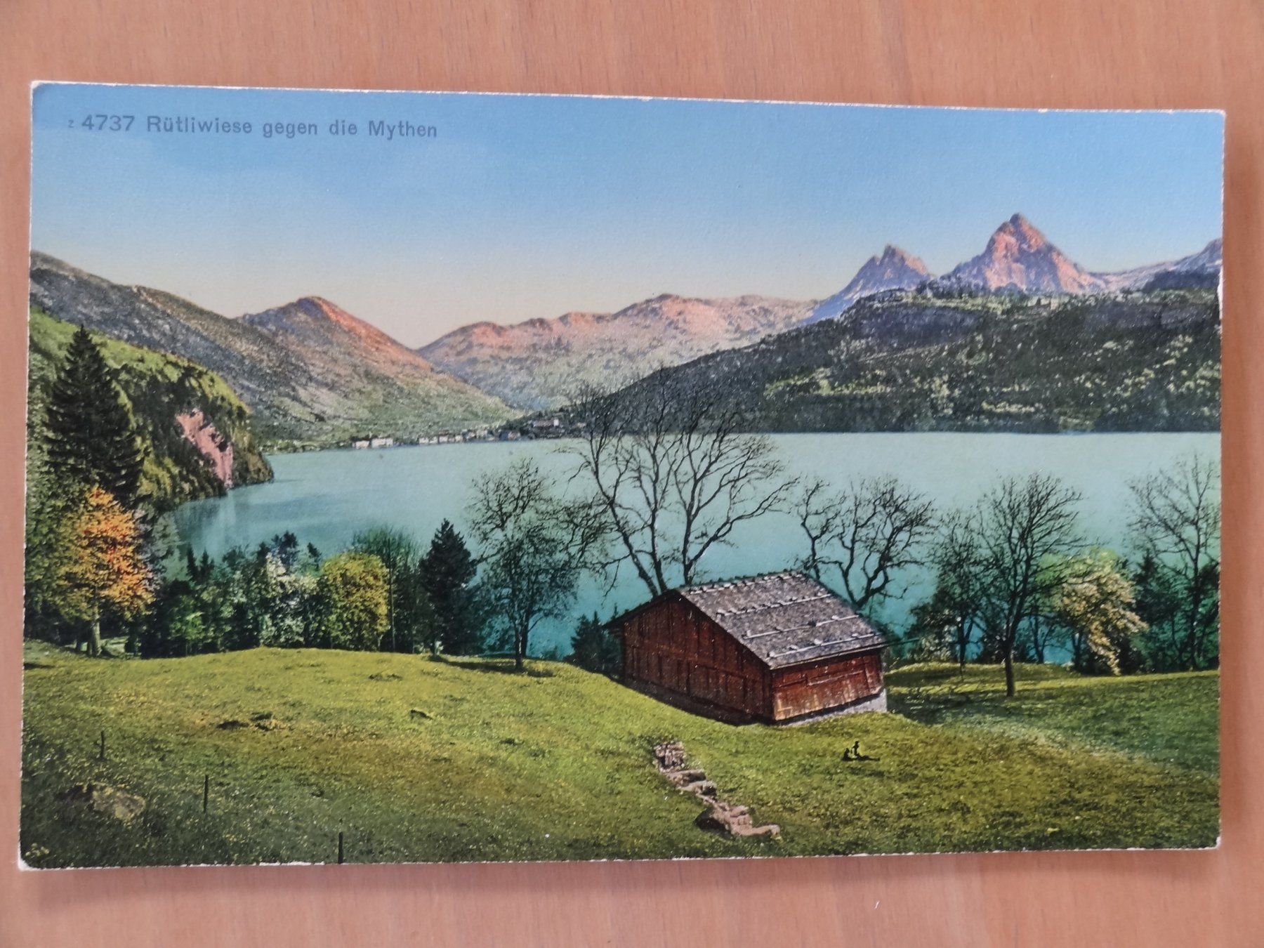 Cartoline postali: Rütliwiese - URI - 04556-57 – Usato da St Léonard venduto da Riglin