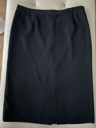 Jupe / Rock schwarz gefüttert, elegant Gr. 46